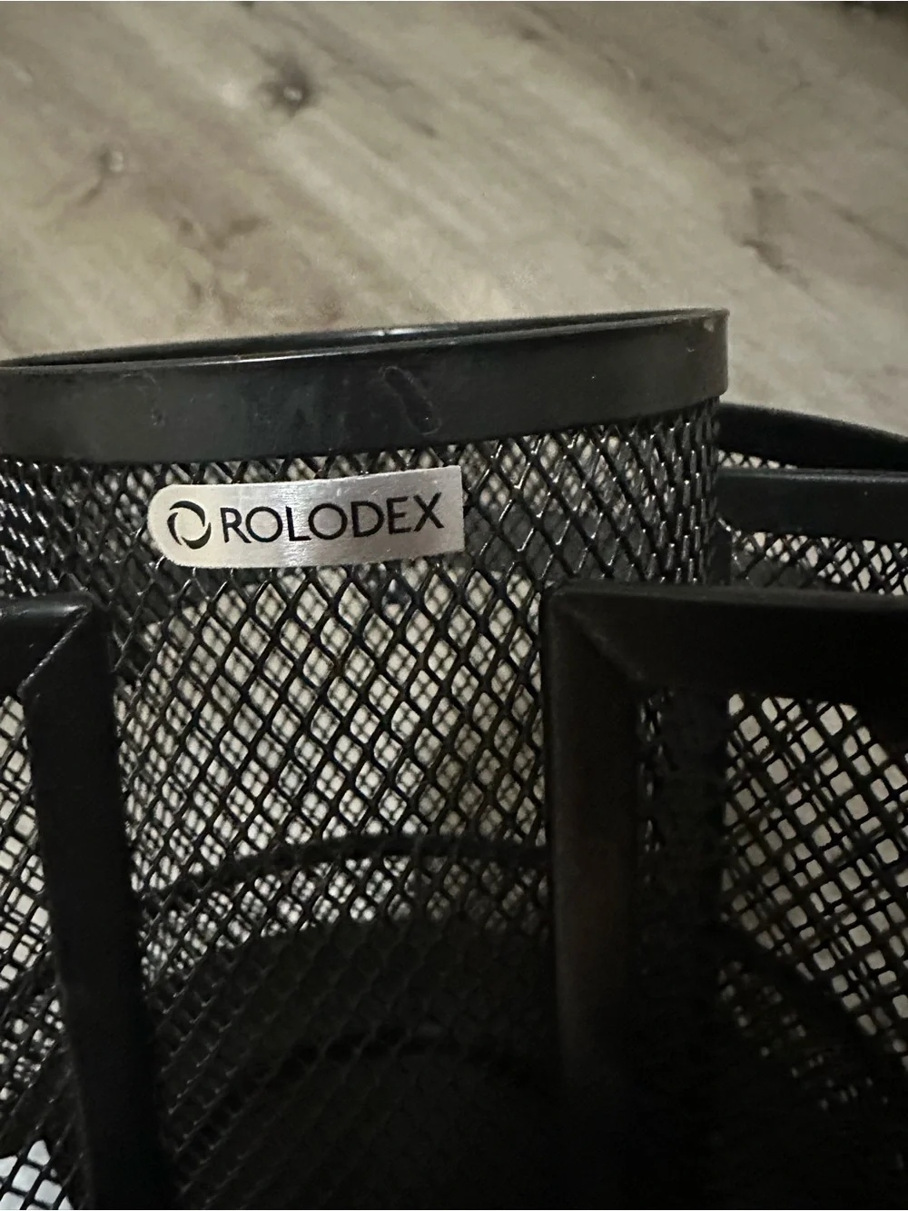 Rolodex Black Mesh Rotating Pencil Cup Organizer